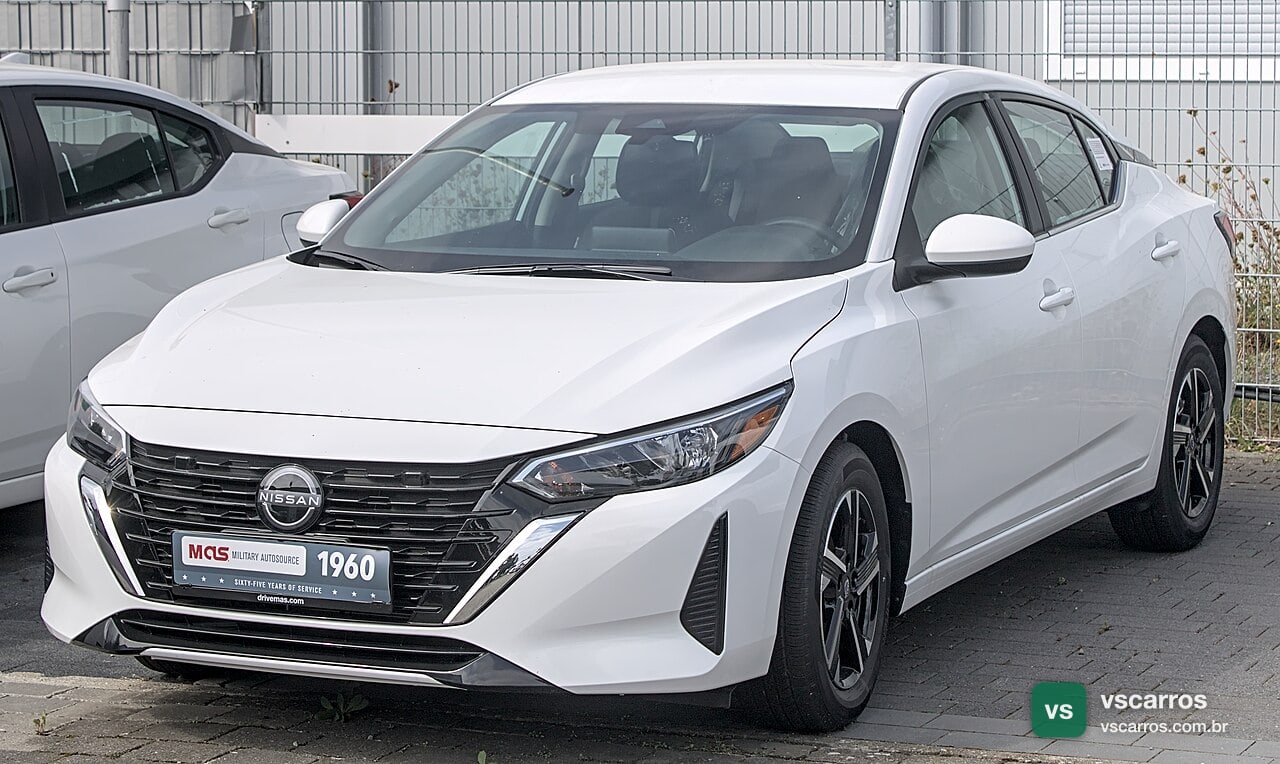 Frente do Nissan Sentra