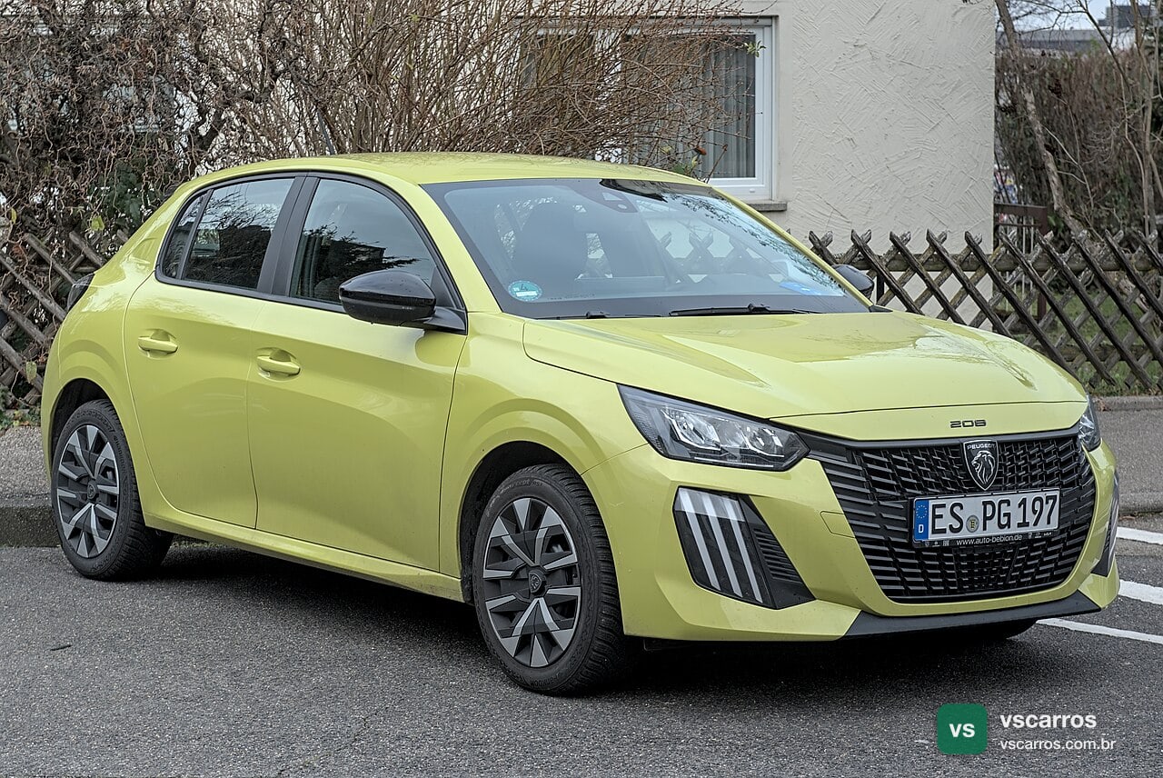 Frente do Peugeot 208