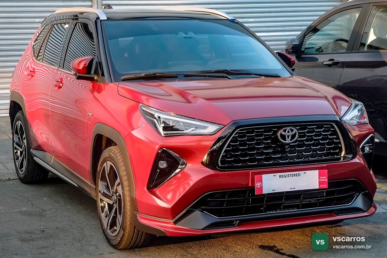 Frente do Toyota Yaris Cross